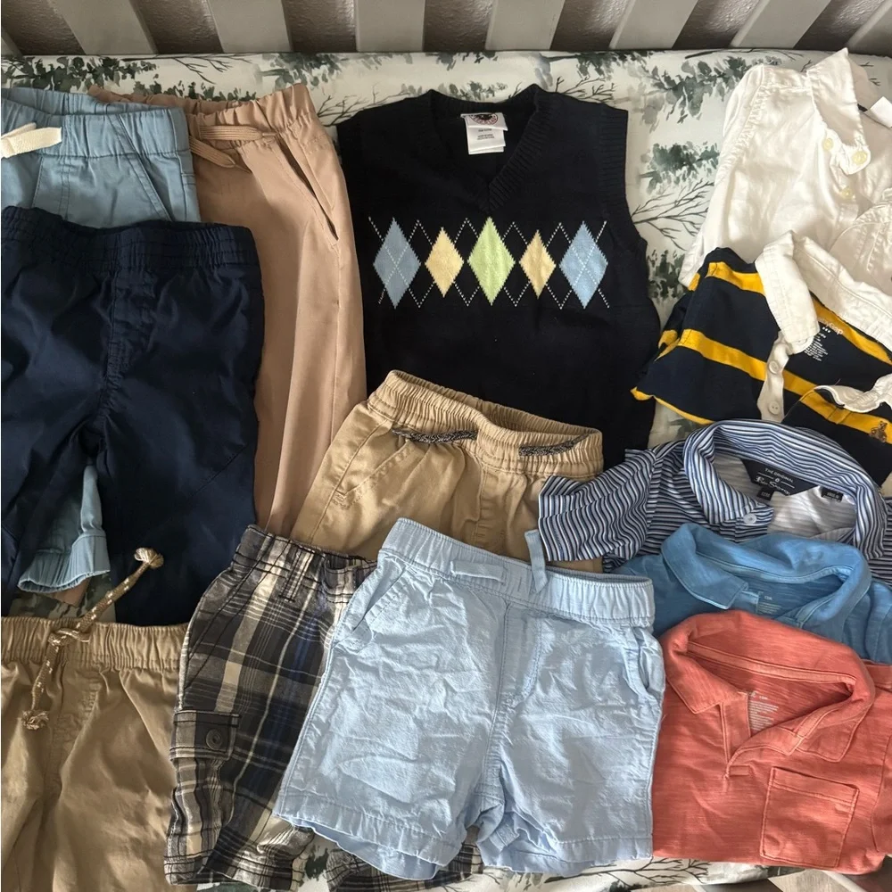 Baby Boy Preppy Clothing Bundle Prep Polos Argyle Rugby Golf Sz 12 Months - Picture 3 of 9